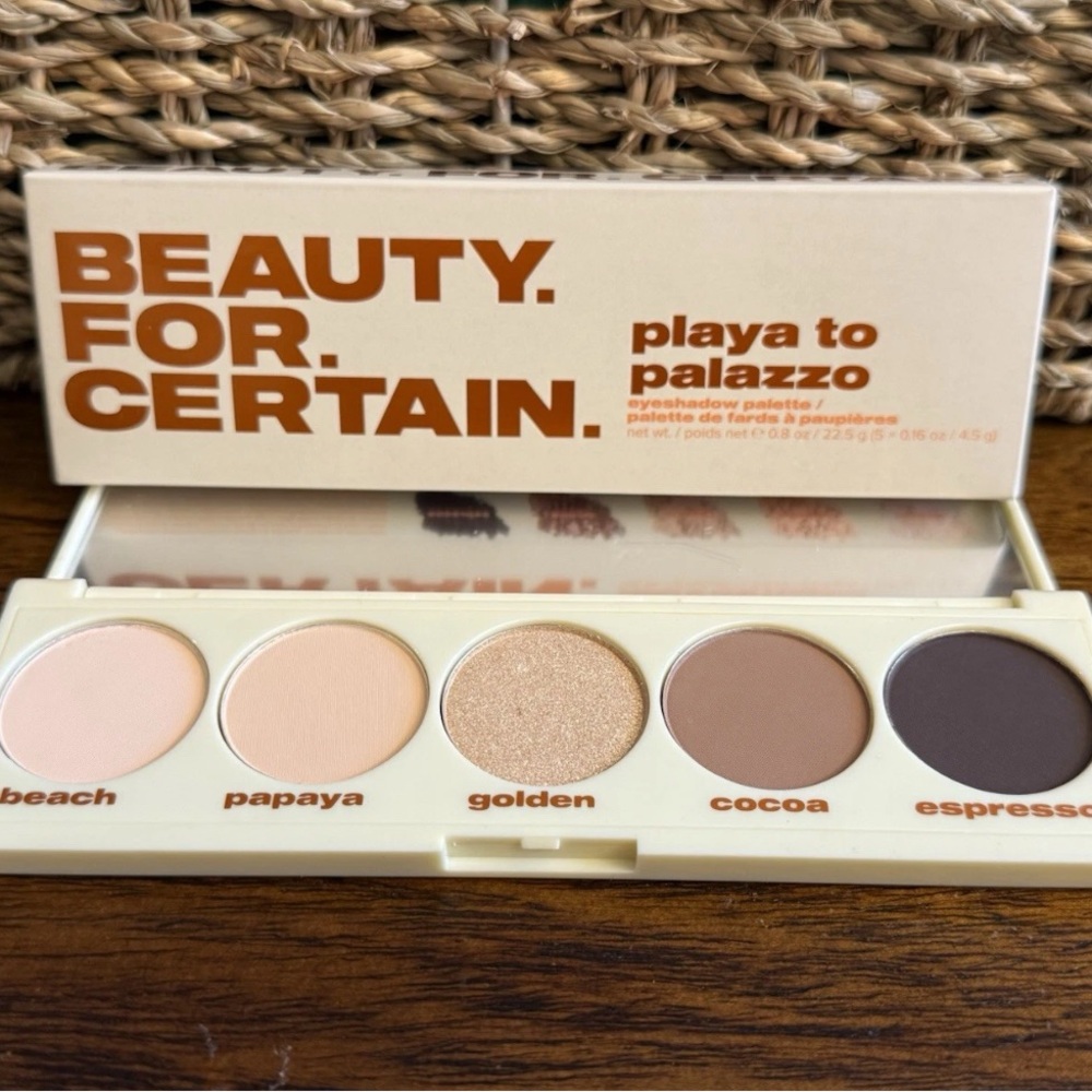 Beauty for Certain Playa to Palazzo eyeshadow palette